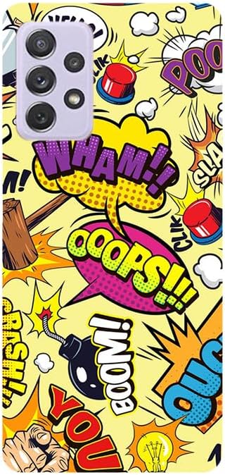 Krafters - Ooops 3D Printed Hard case/Mobile Cover for Samsung Galaxy A72 Multicolor