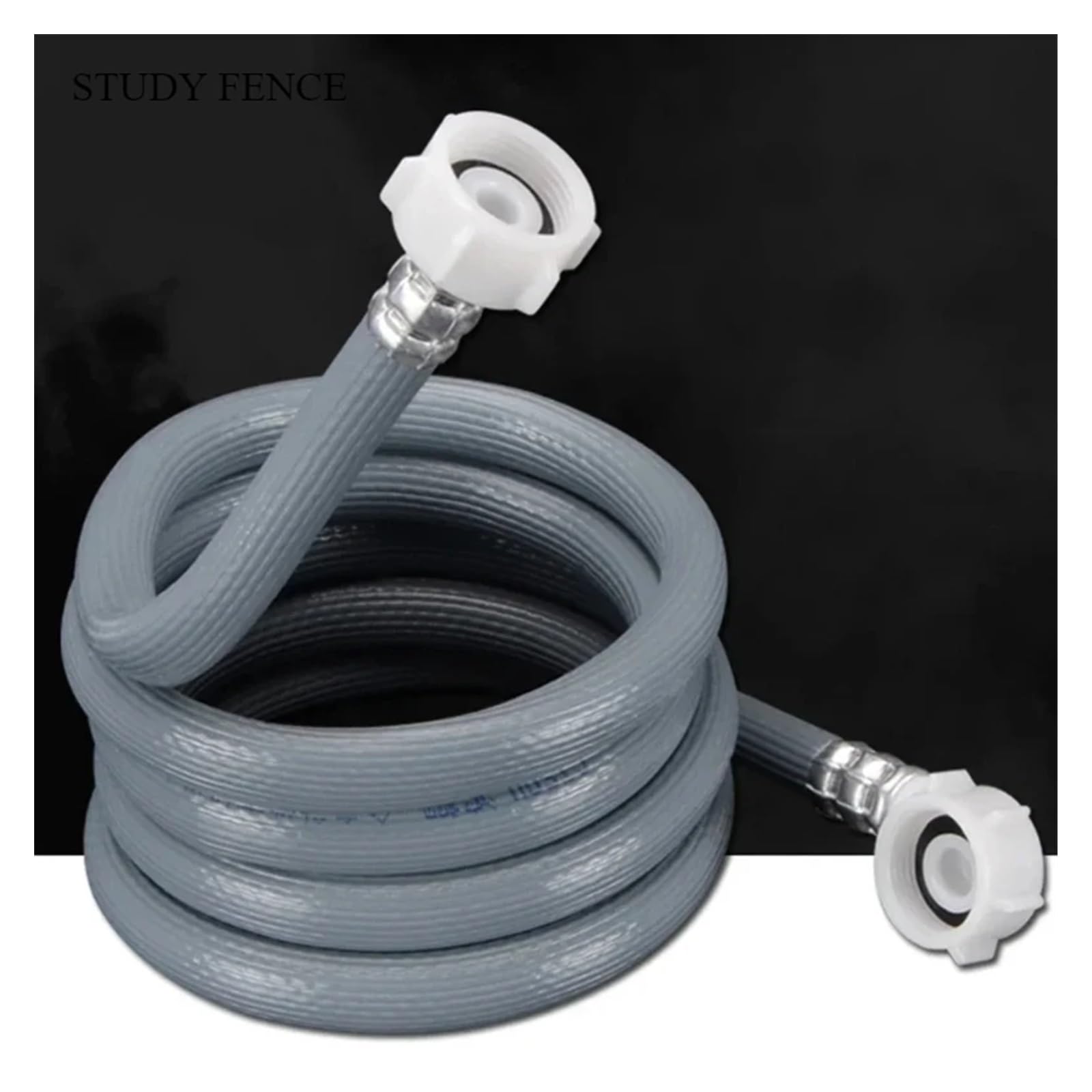 Manguera de entrada de agua automática para lavadora, 1,5/2/2,5 m, tubo de llenado de PVC para lavadoras y lavavajillas, tubo de alimentación de agua (250 cm)