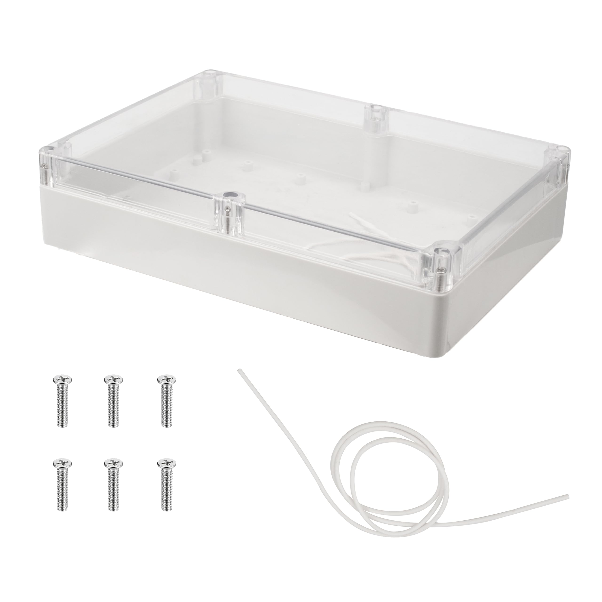 Scatola di derivazione impermeabile, scatola di derivazione IP65, alloggiamento per elettronica, scatola elettronica in plastica vuota in materiale ABS, scatola per progetto, scatola di distribuzione