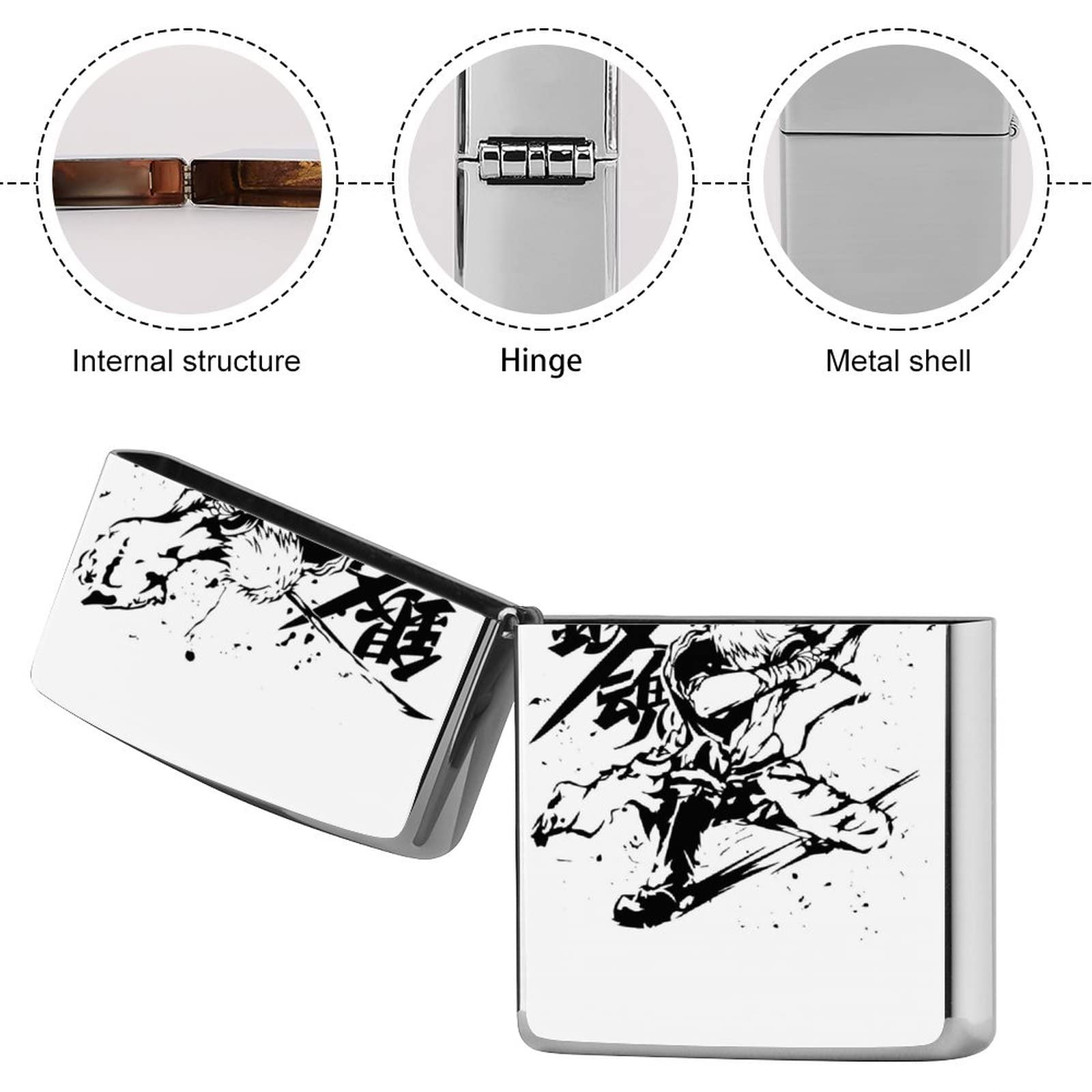 Amazon.co.jp: 銀魂 ライター アーマー ZIPPO兼用ケース 軽量 登山 