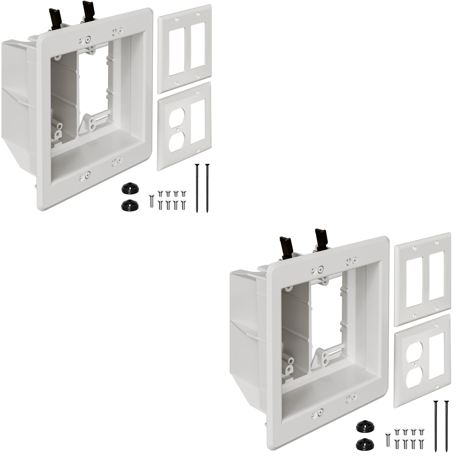 Dremica TVBU505-1 Recessed Outlet Box 2-Pack