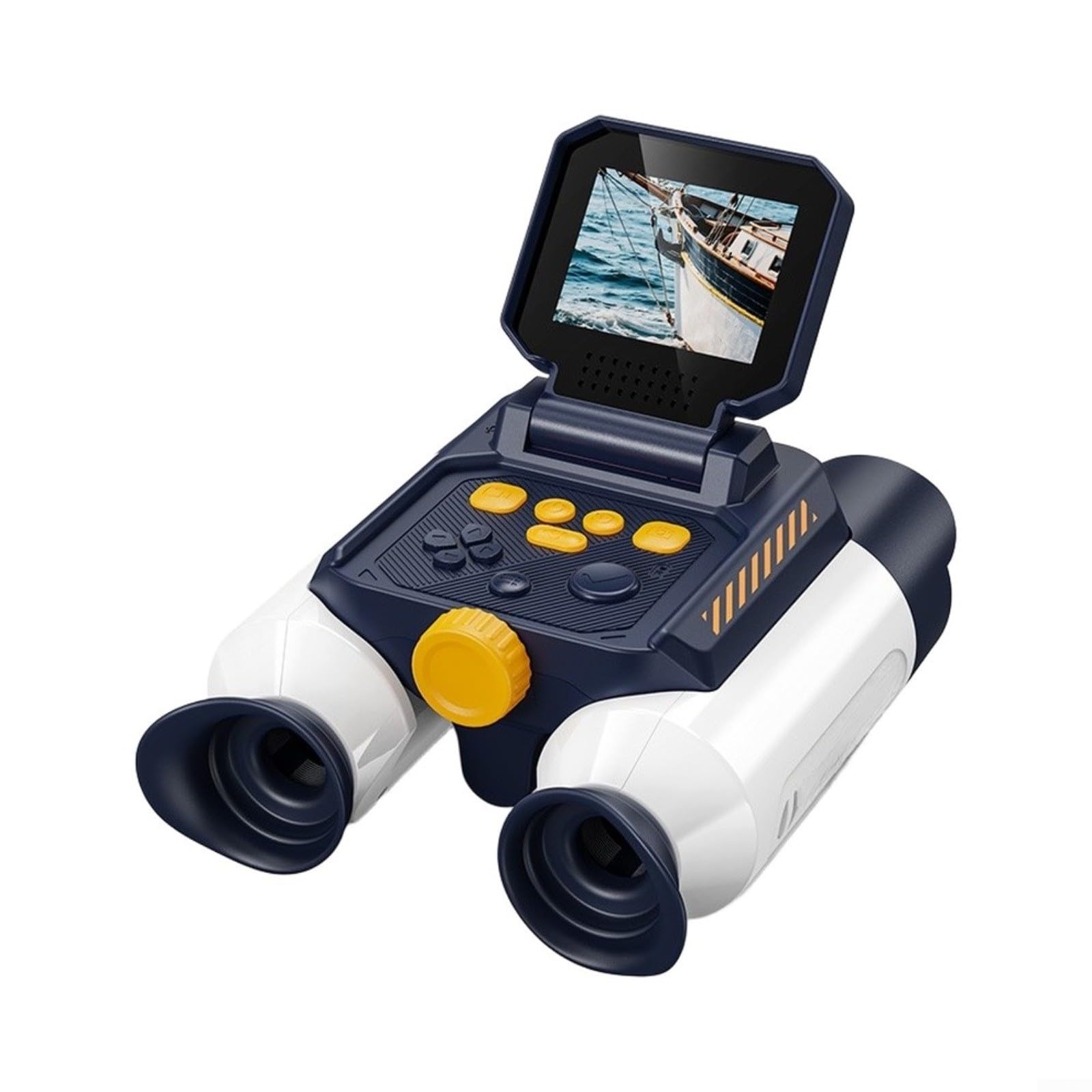 Risveglio - Prismáticos digitales con cámara de zoom de 48 MP, pantalla de 2.4 pulgadas para telescopio de visión nocturna para observación de aves, caza, senderismo, viajes, adultos (390 azul)