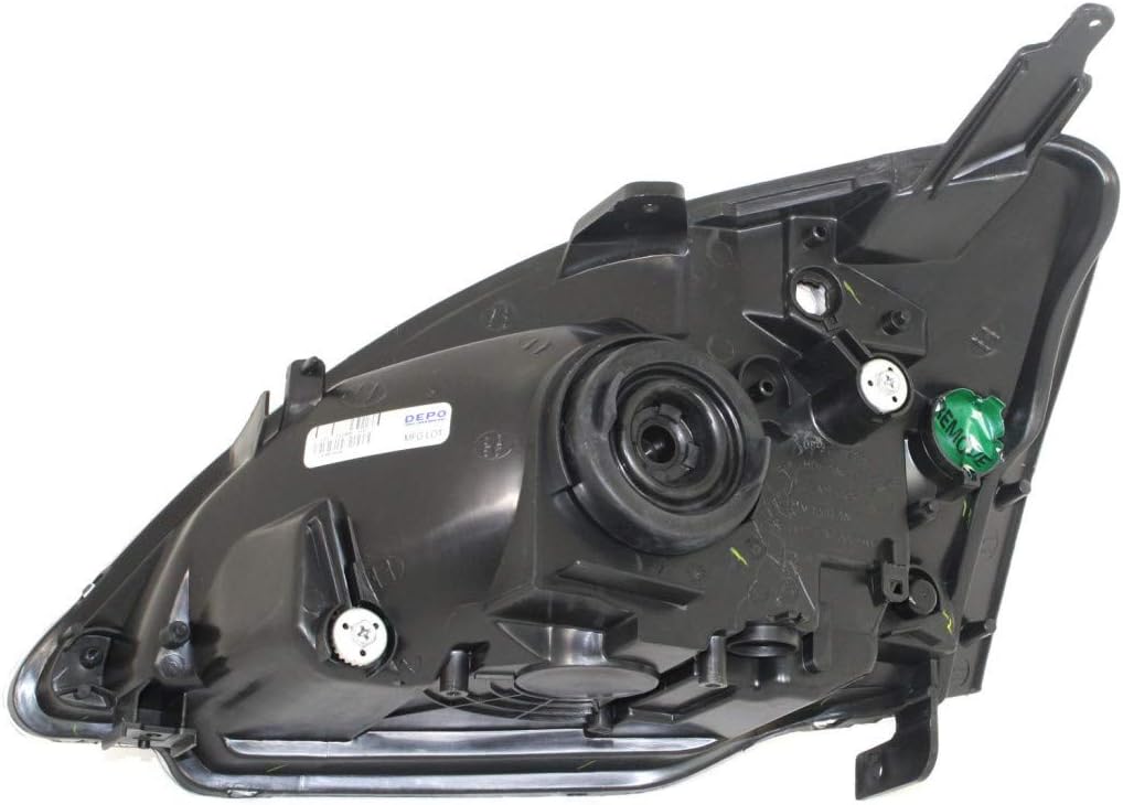 For 2002 2003 Honda Civic Pair Headlights Driver and Passenger Side Assembly Unit 2dr hatchback | Si HO2518103 HO2519103 Replaces 33151-S5T-C01 33101-S5T-C01