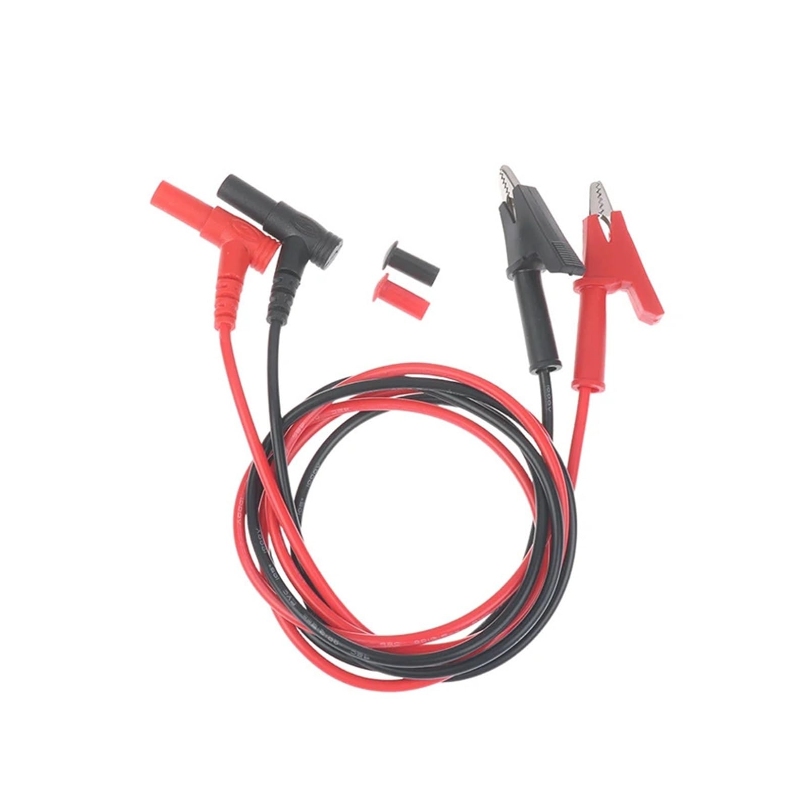 20A 90cm Banana to Crocodile Clip Test Lead Dual Probe for Multímetro