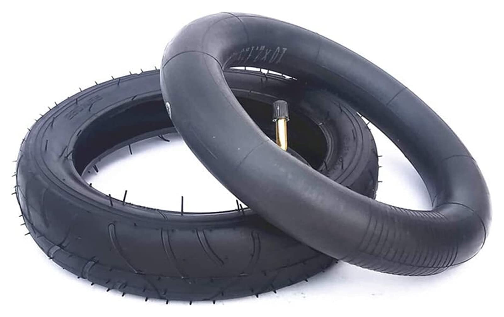 Pneus de scooter électrique 10 pouces increvables antidérapants pour trottinette et poussette