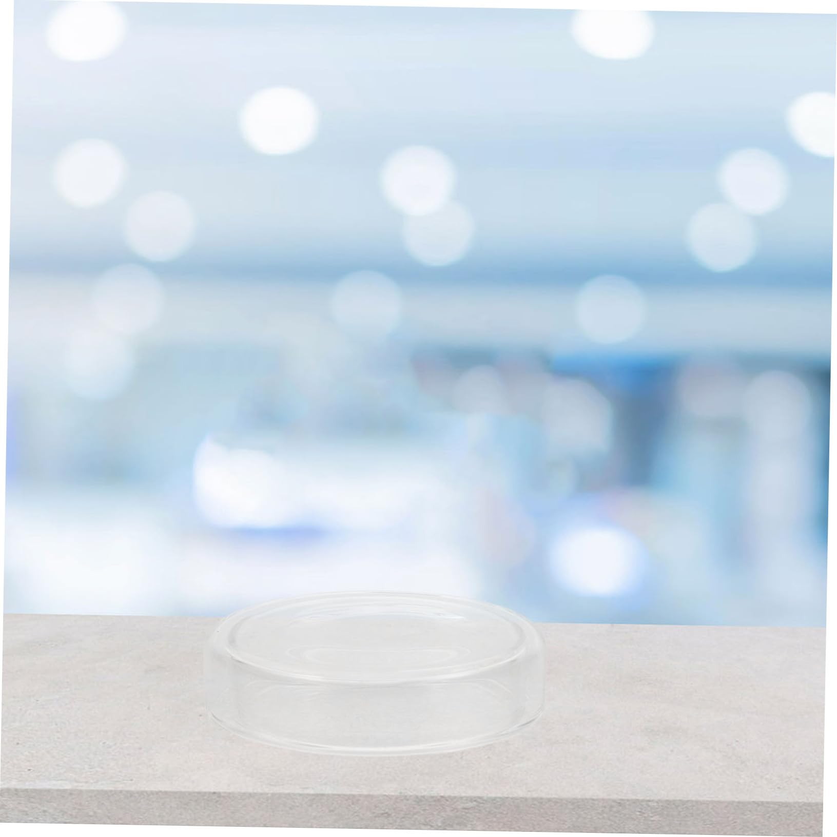 Sosoport 6 pezzi Piastre Petri da Laboratorio in Vetro Borosilicato con Coperchio Trasparente per Colture Cellulari e Tessuti Resistente ad Alte Temperature Riutilizzabili