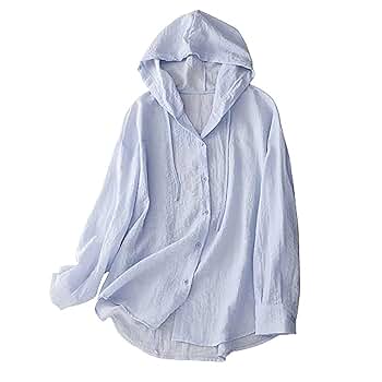 Amazon.com: Mzkdieey Women's Cotton Linen Sun Protection