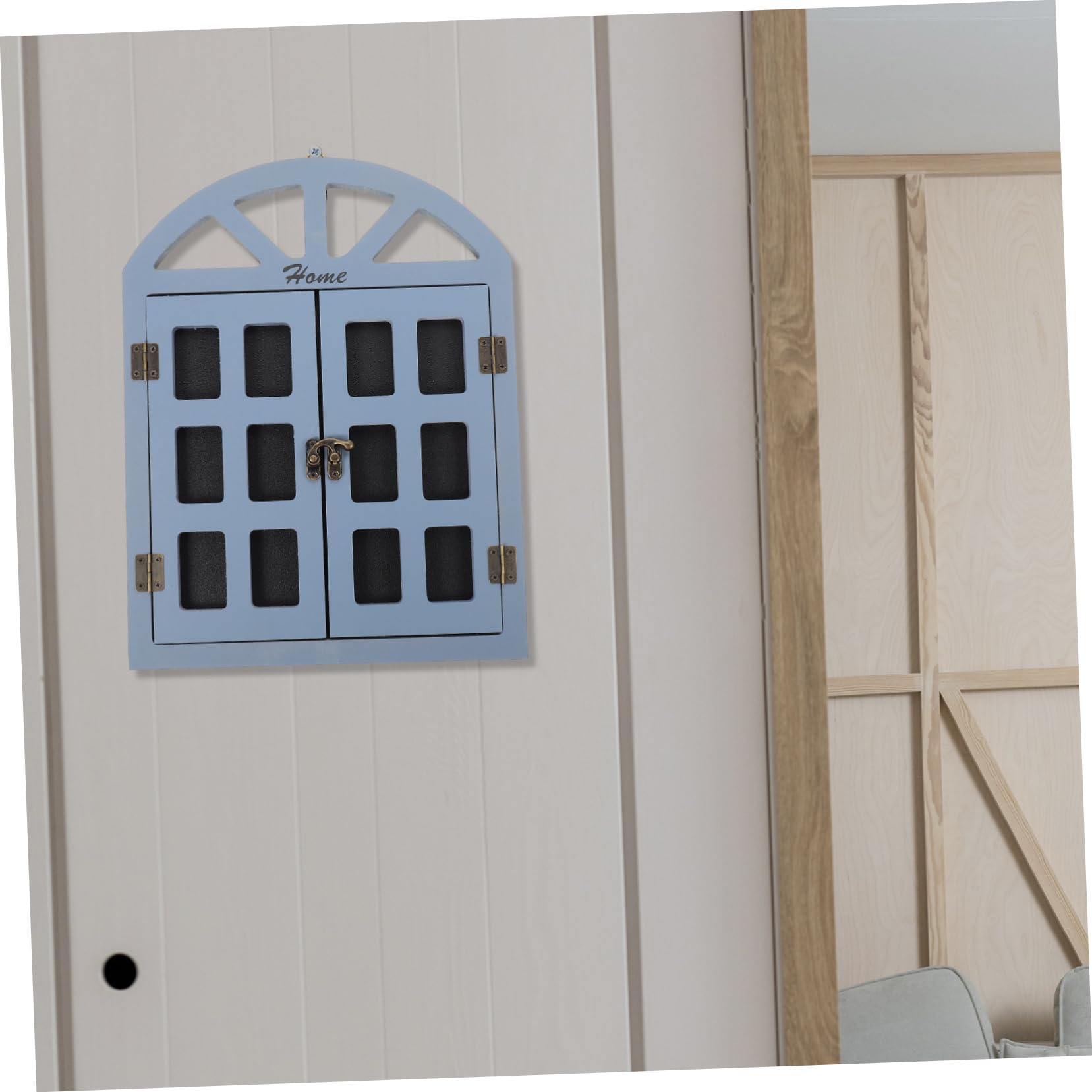 Holzfenster Kreidetafel zum Hängen für Cafés und Hochzeiten | Vintage Fensteroptik, Dekorativ, mit Nachrichtbereich, für Restaurants und Laden