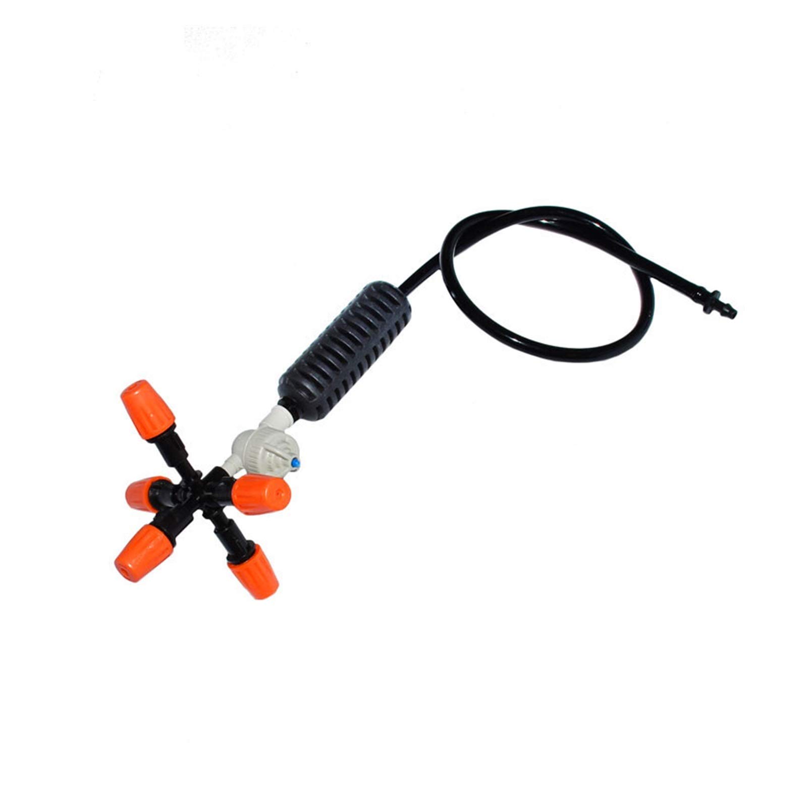 Gartensprinkler Bewässerungssprüher 5 Sätze von Kreuz-Zerstäubungsdüsen, Anti-Tropf-Nebeldüsen, Wasserspray zum Garten im Freien Terrasse Nebelsystem