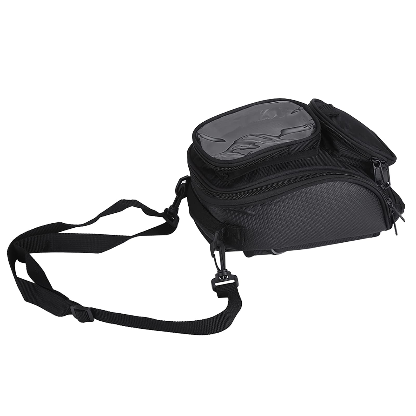 Sacoche de Réservoir de Moto Universelle, Sac Etanche Moto Sacoche de Réservoir de Carburant Magnétique étanche et Solide pour la Pratique de la Moto sur de Longues Distances Noir