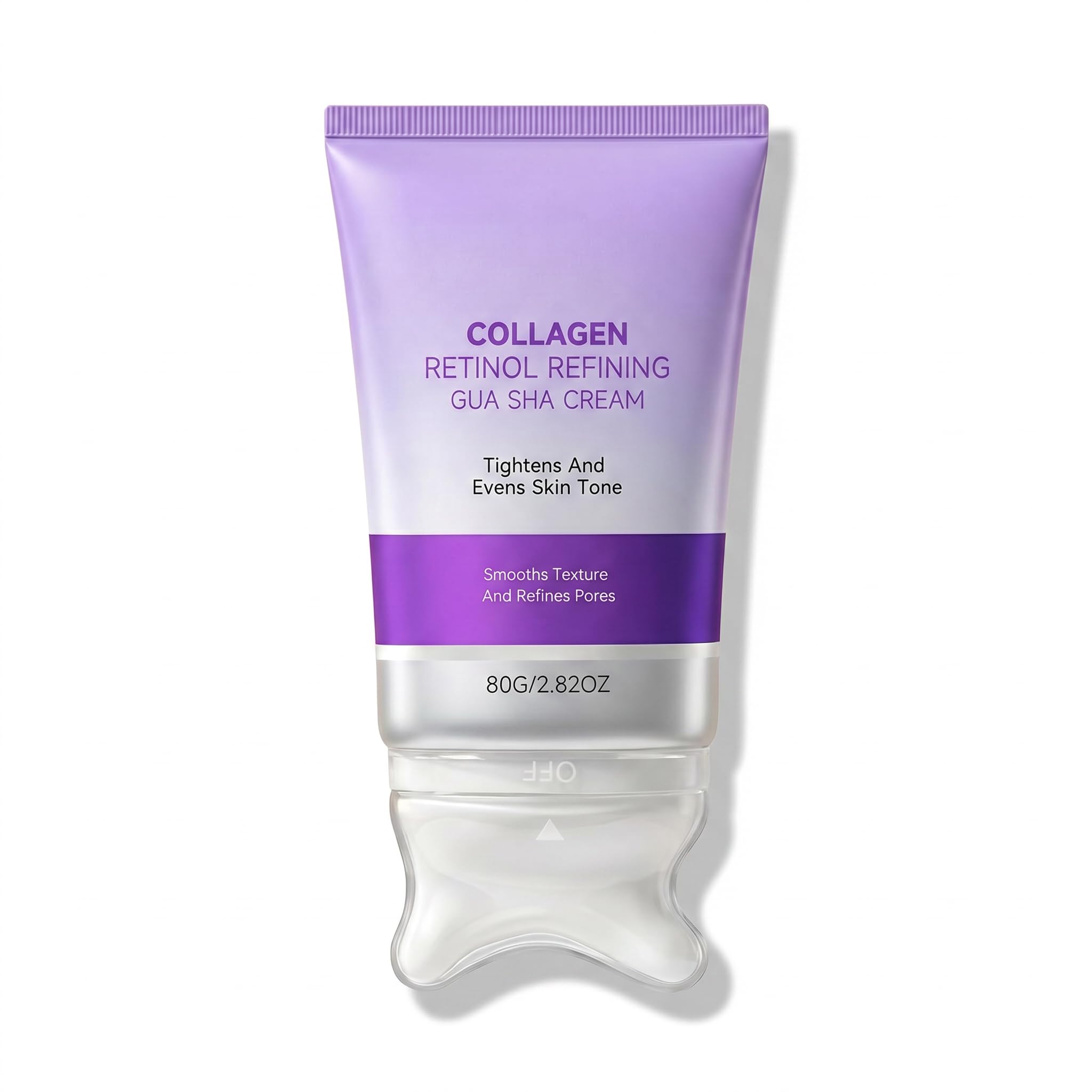 Krem nawilżający do twarzy z Gua Sha, krem na szyję z kolagenem i retinolem, krem kolagenowo-retinolowy Gua Sha do twarzy i szyi, retinol do twarzy, kolagen, retinol do ciała. (1pc)