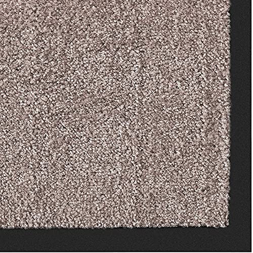 etm® Schmutzfangmatte - Fußmatte in vielen Größen - Türmatte Fußabstreifer für Haustür innen und außen (Beige/Rosé, 90x120 cm)