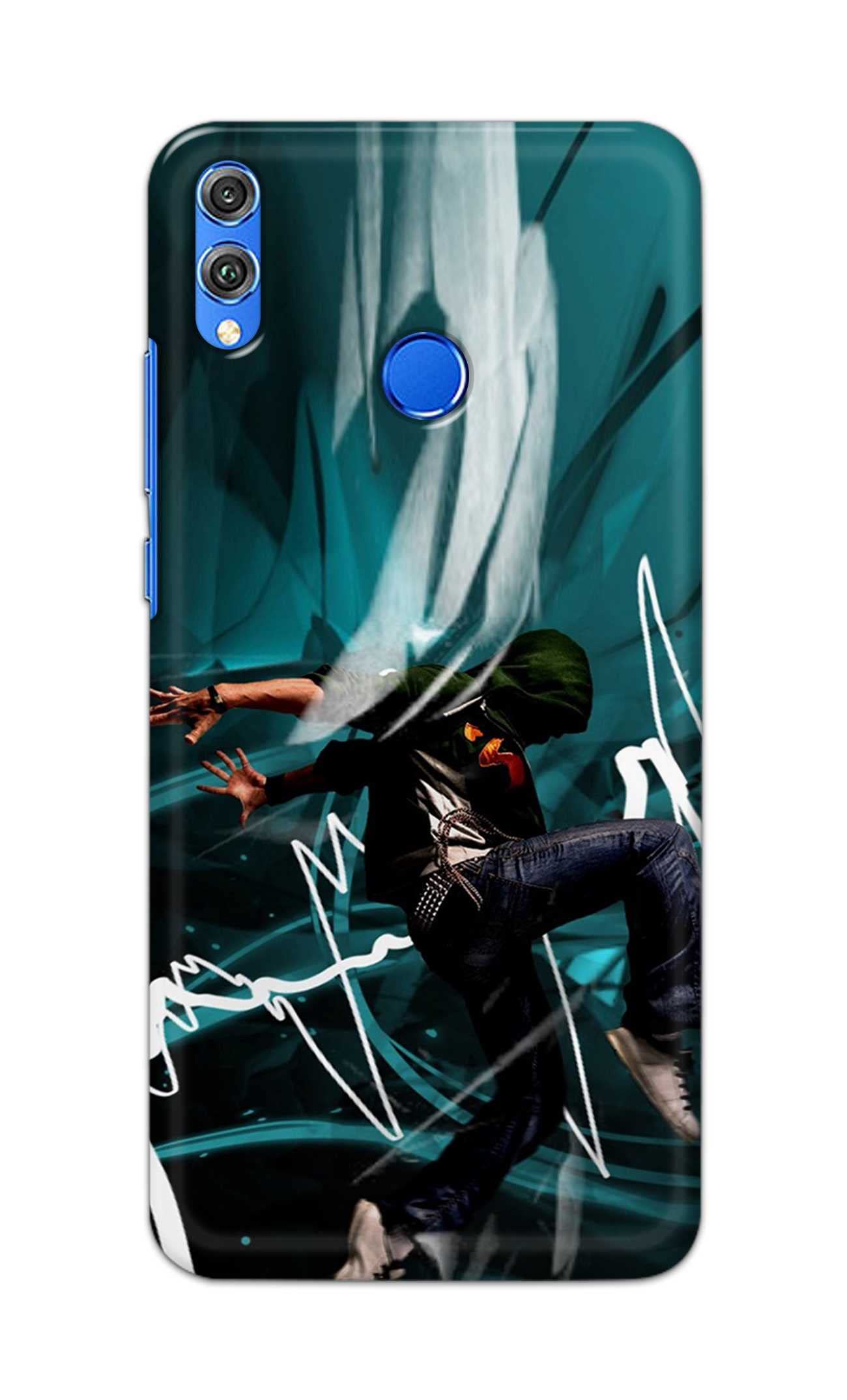 PRINTFIDAA Dancing Boy Its Party Time Hard Back Case Cover for Honor 8X, JSN-L11, JSN-L21, JSN-L22, JSN-L23 Back Cover -(BF) HAR1008