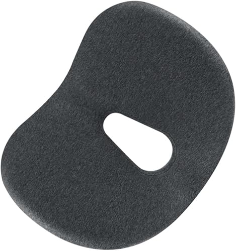 Operitacx Almohadillas de asiento de automóvil, cojín de espuma para silla para aliviar el dolor de espalda, dolor de coxis, disco degenerador de