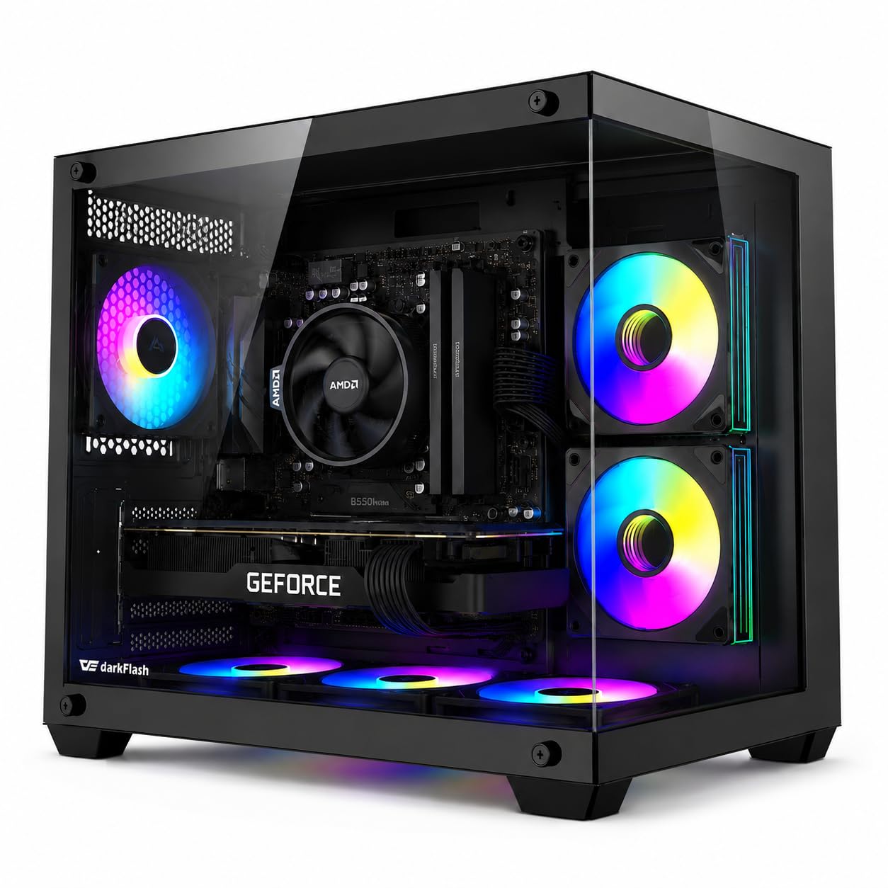 Amazon.co.jp: ジーム ゲーミングPC デスクトップ Ryzen 5 5500 RTX