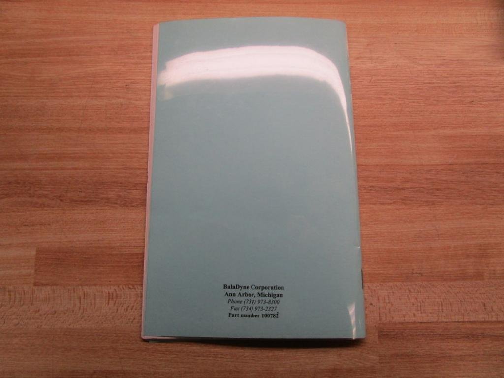 100782 Operating Manual for MX-700