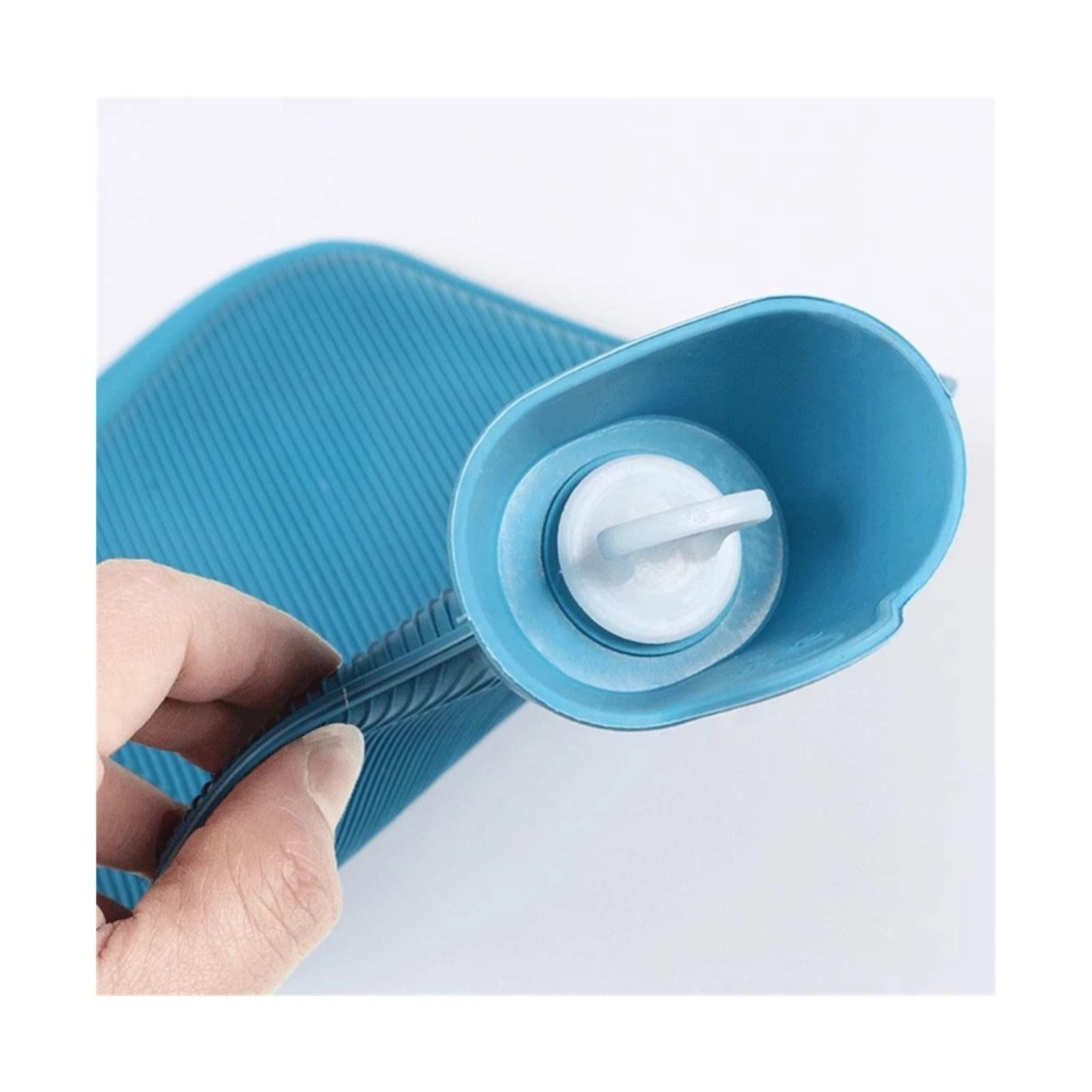 Langlebige Wärmflasche Wärmflasche Dicke Flasche Tragbare Wärmflasche Gummi Warme Handfüße Thermoflaschen Wiederverwendbar Wärmflasche (Color : 1750ml)