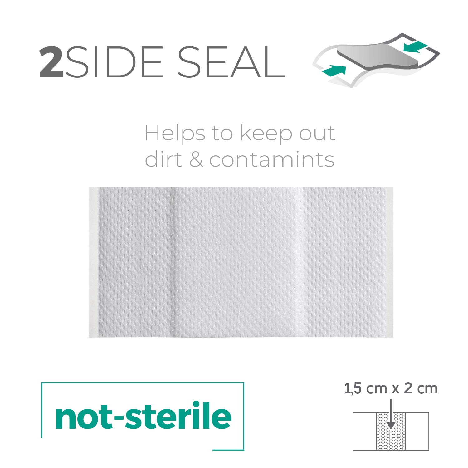 Cerotti Iniettabili Meditrade 2x4 Cm – Confezione Da 500 Pezzi, Ipoallergenici, Traspiranti