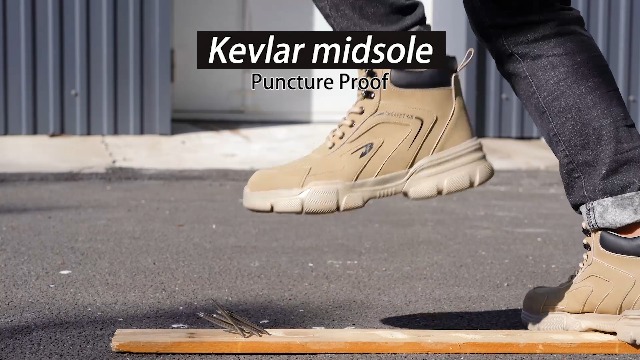 Bawalon Bottines De Sécurité Montantes Hommes Femmes - Imperméables, Embout Acier, Légères Et Antidérapantes Pour Le Travail Quotidien