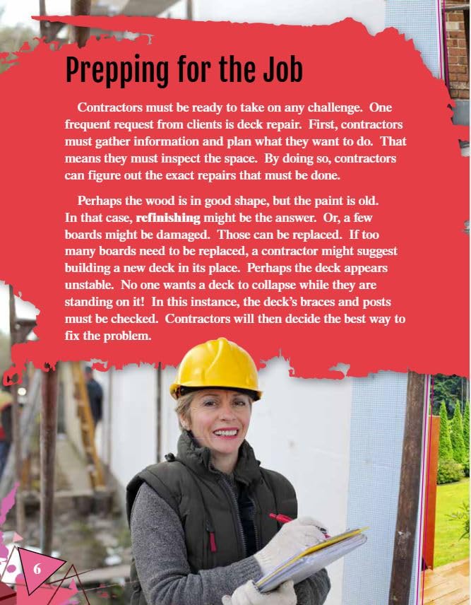 On the Job: Contractors: Perimeter and Area (Mathematics in the Real World) - Image 6