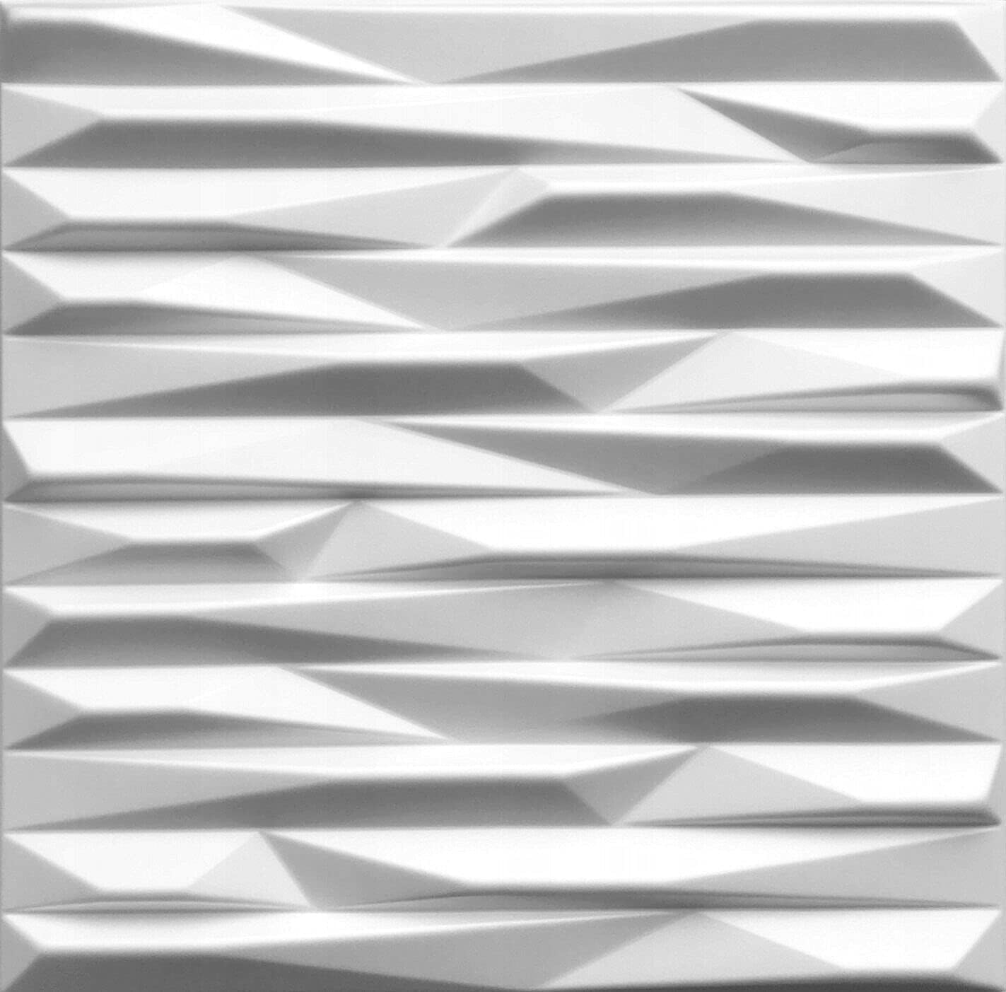 Kayra Decor 3D Wall Panel PVC Zig Zag Design D125, White,19.7 X 19.7, (Pack of 12) Covers 32.28 Sq Feet. PVC Panel for Home Kitchen Studio Saloon Living Room Gaming Room and Office Decor (B0B2WQDD5S) Amazon Price History, Amazon Price Tracker