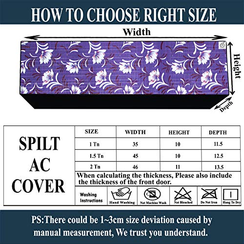 Image of Polycarbonate Water & Dustproof Split Ac Cover for Carrier 1.5 Ton 3 Star Inverter, Black (Color09)
