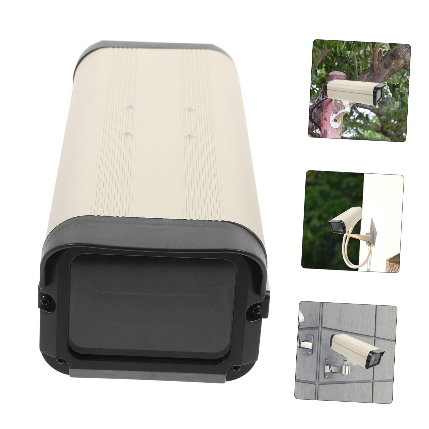 12 Boîtier D'aluminium pour Extérieur en Alliage Pouces Caméra | Protection Météo Solide, Structure Robuste et Ferme, Usage Extérieur pour Caméra, Accessoire de Surveillance