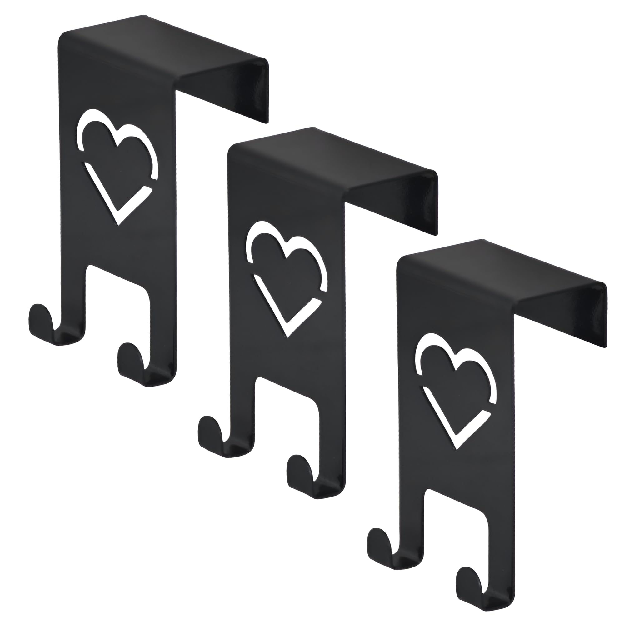 JOVIKA™ Door Hanger with 2 Hooks - Door Organizer for Clothes, Hats, Towels - Perfect for Home and Office. (BLACK-PACK of 3) (B0D799LQQY) Amazon Price History, Amazon Price Tracker