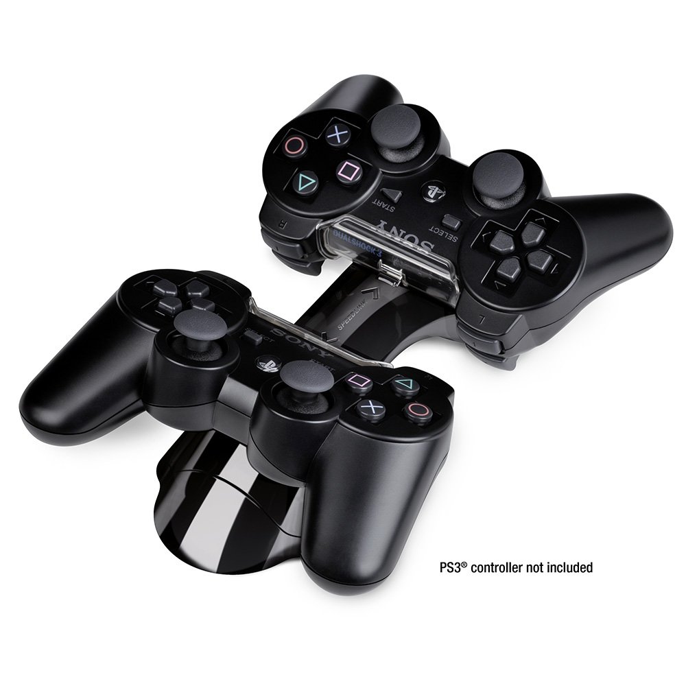 Speedlink Bridge Ladestation für Playstation 3/PS3 Controller (aufladbar per USB oder Netzteil