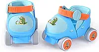 Sapatos de patins quadriciclos ajustáveis para crianças, meninos, meninas, com modo de bloqueio seguro para iniciantes e bebês
