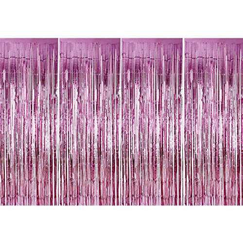 Sumind 4 pezzi Tende in metallo con frange in