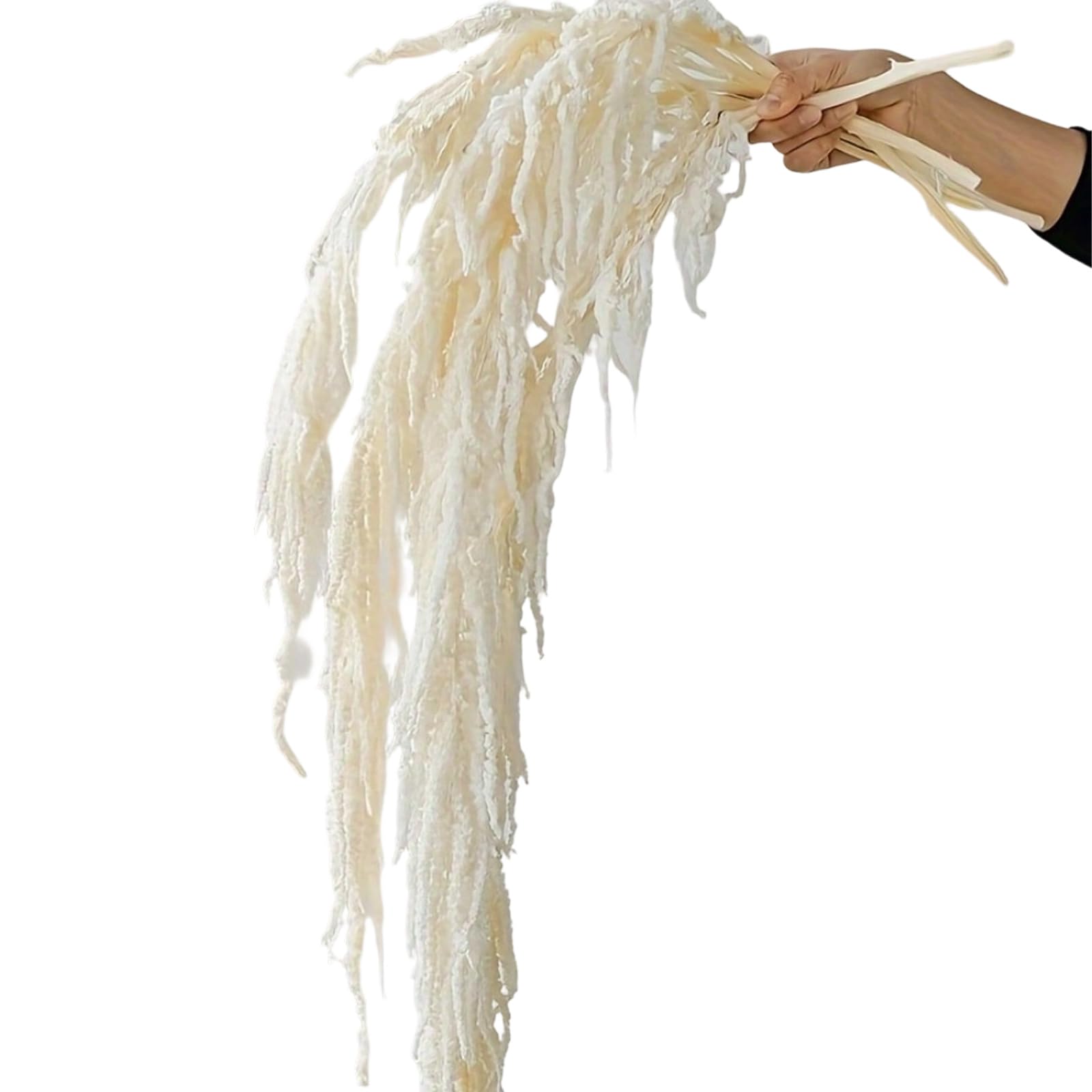 Tsophreniq Preserved Rice Stems Floral Arrangement for Table Centerpieces Wedding Reception Indoor Decoration 70cm Faux Rice Blossomy Display