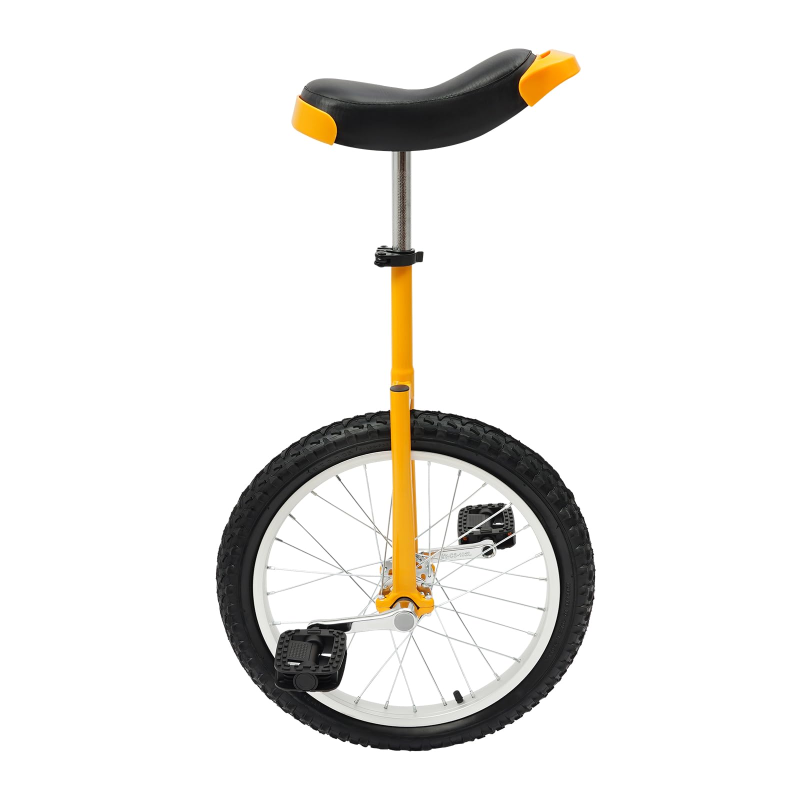 DYNAMI Unicycle with Excellent Steel Frame,Leakproof Tire,Adjustable Height,Curved PU Seat,Mute Bearing,Anti-Slip Designs,for Outdoor Sports Fitness Exercise