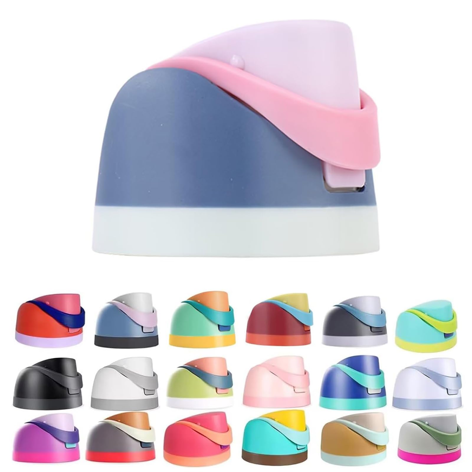 Replacement Lid for Owala Freesip, One Button Water Bottle Top Replacement Cap Compatible with Owala Cup 16oz 24oz 32oz 40oz, Leakproof Lids Accessory，BPA-Free，No Water Leakage