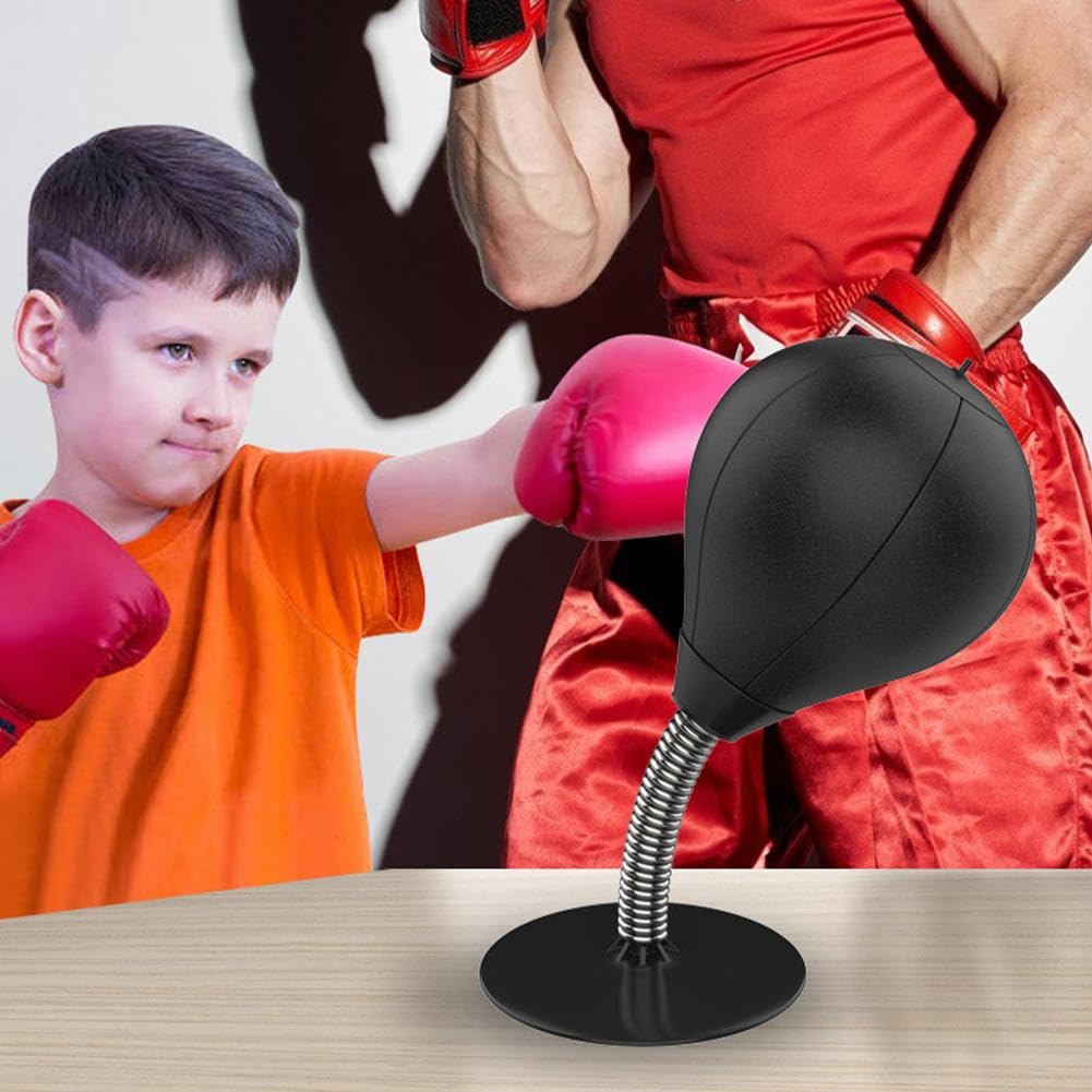 Lyoveu Funpunch - Sac De Frappe Rage De Bureau Avec Ventouse, Punching Ball Anti-Stress