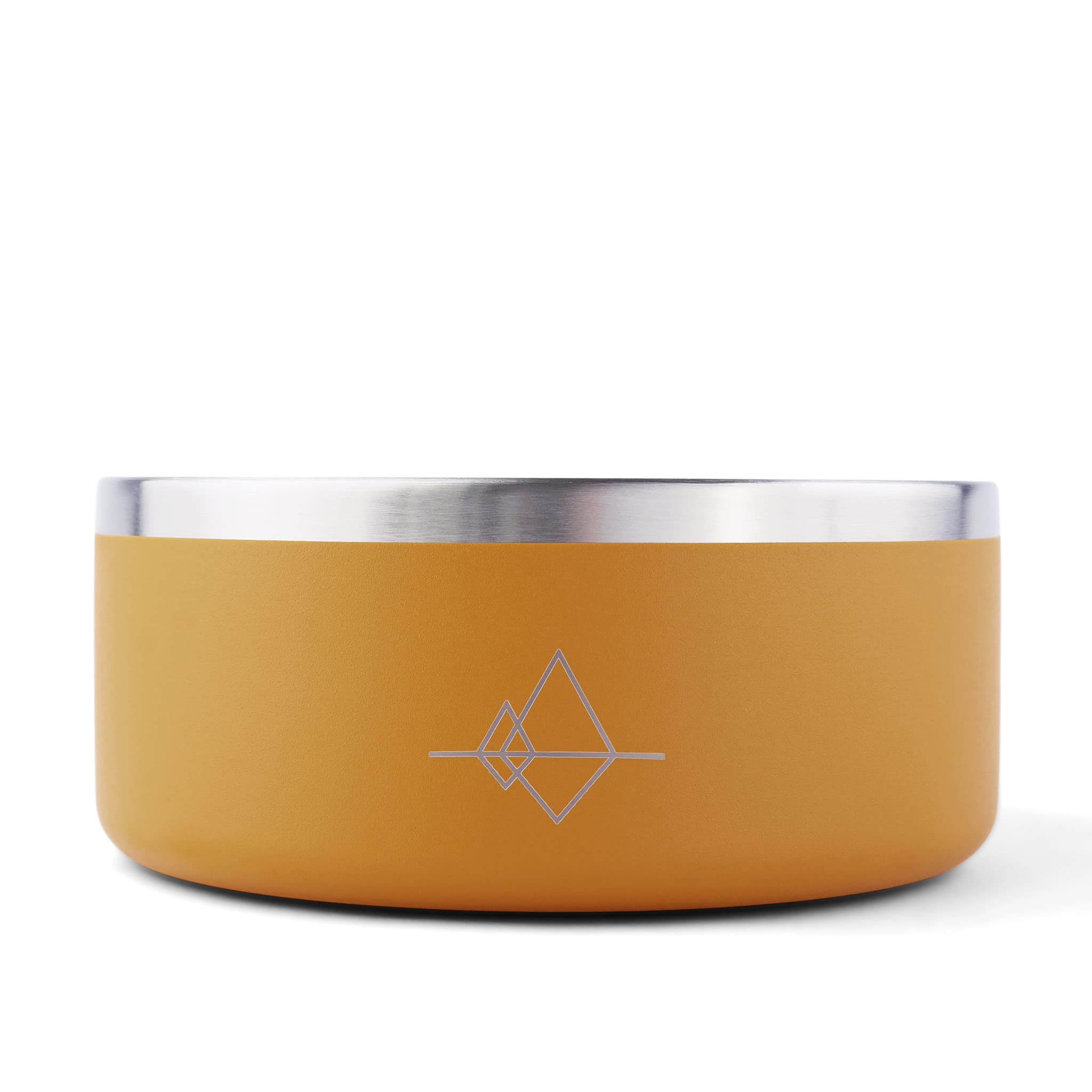 MADE TO ROAM Premium Everest Bowl - Stainless Steel Double-Walled Vacuum-Insulated Dog Bowl with Non-Slip Grip (Michigan Autumn, 32oz)
