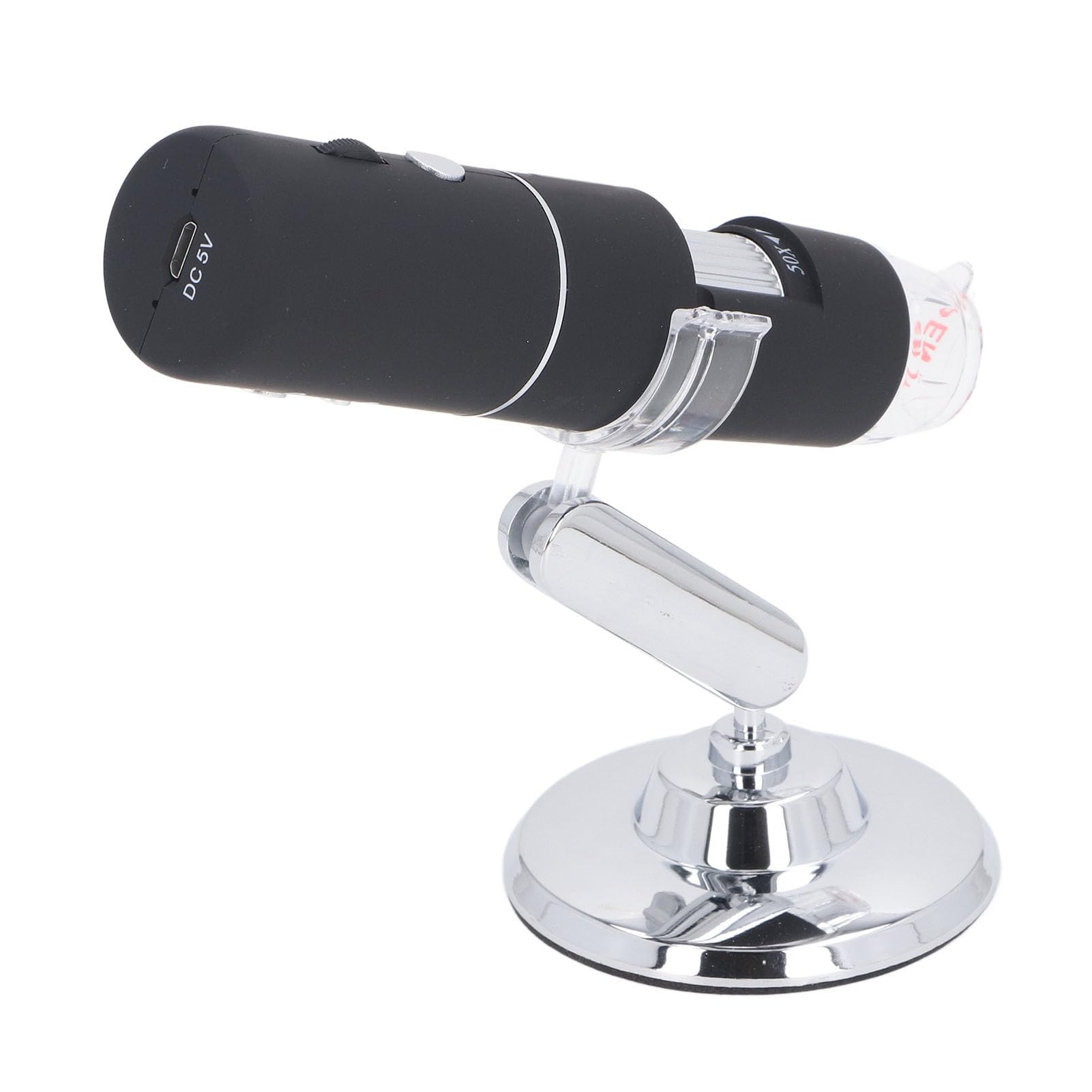 Haofy WiFi-Digitalmikroskop 1000X HD Wireless Handheld USB-Münzkamera-Lupe für IOS (Black)