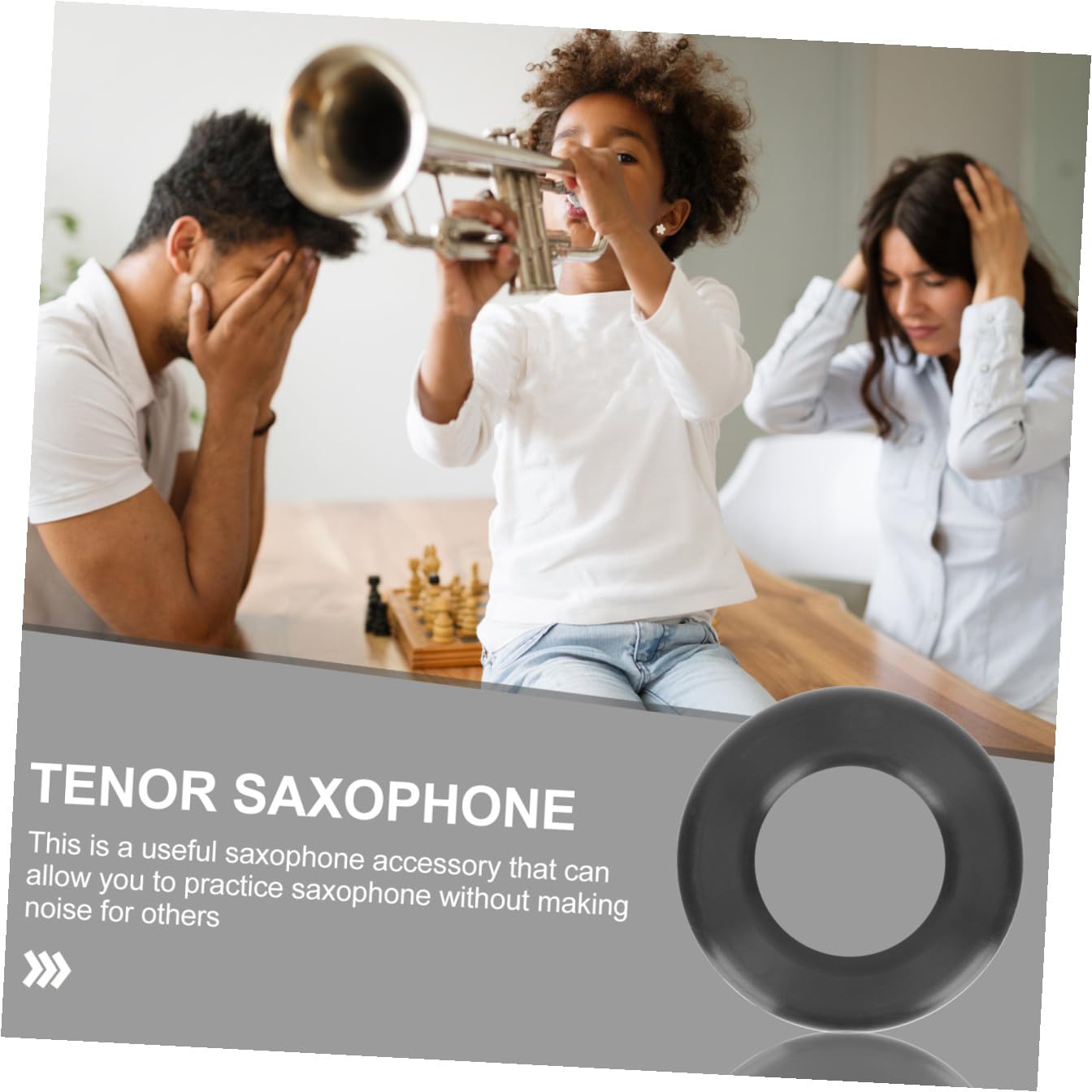 Abaodam 3 Sordinas De Silicona Para Saxofón Tenor Amortiguador De Saxofón Sordina De Práctica Para Saxofones Diseño Compacto.