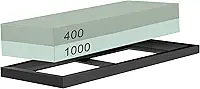 Conjunto De Pedras De Afiar, Pedras De Afiar De Dupla Face 400/1000 Grit Com Base Antiderrapante