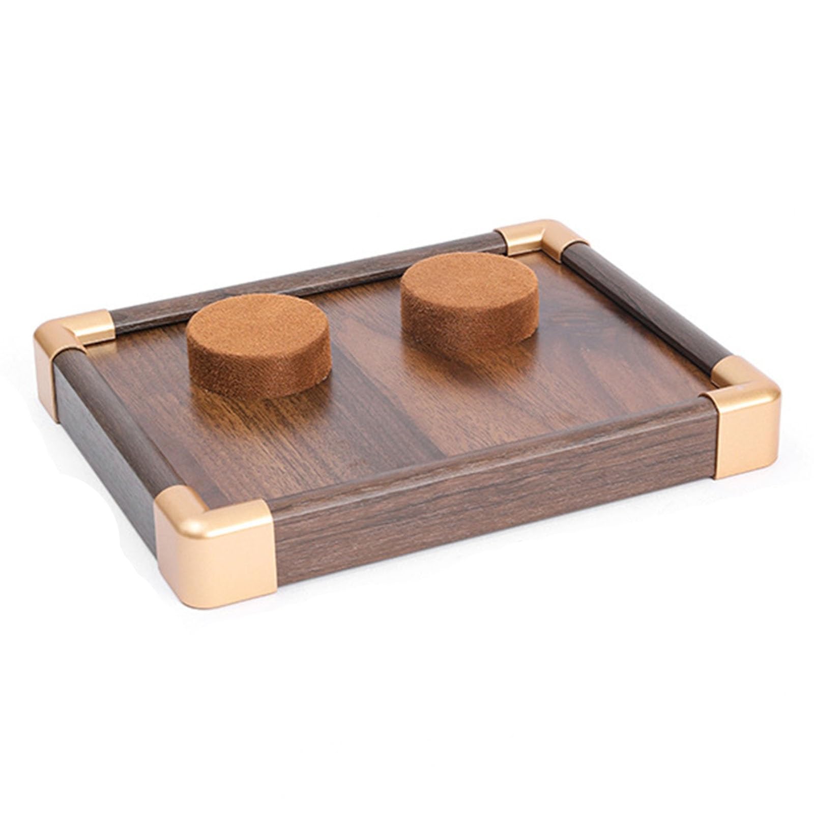 TLMDXTEU Bracelet Holder Stand Wooden Jewelry Display Props Bracelet String Tray Jewelry Organizer(22.5x17.5x3cm)