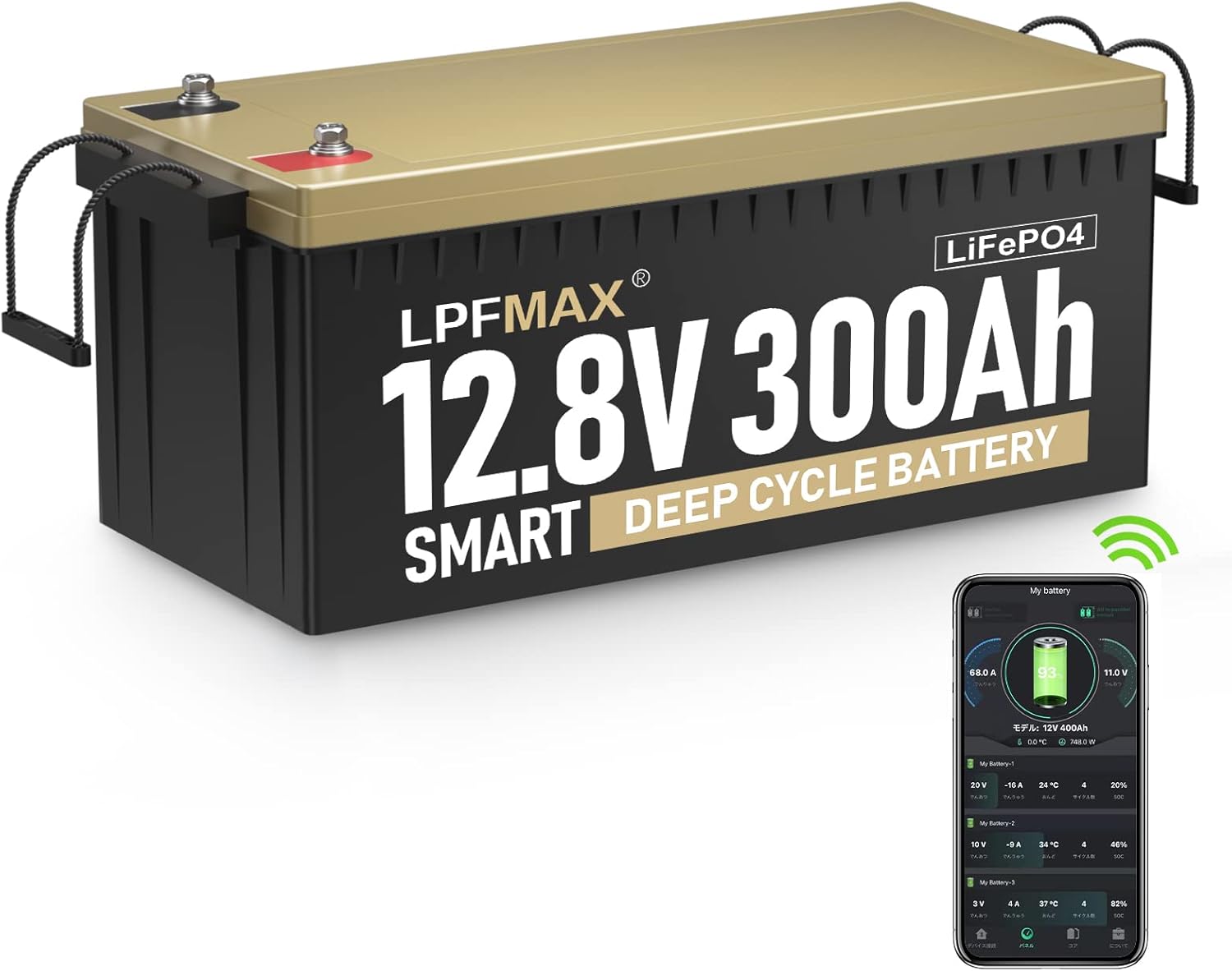 Smart Bluetooth 12V 300Ah Deep Cycle LiFePO4 Battery Review Best
