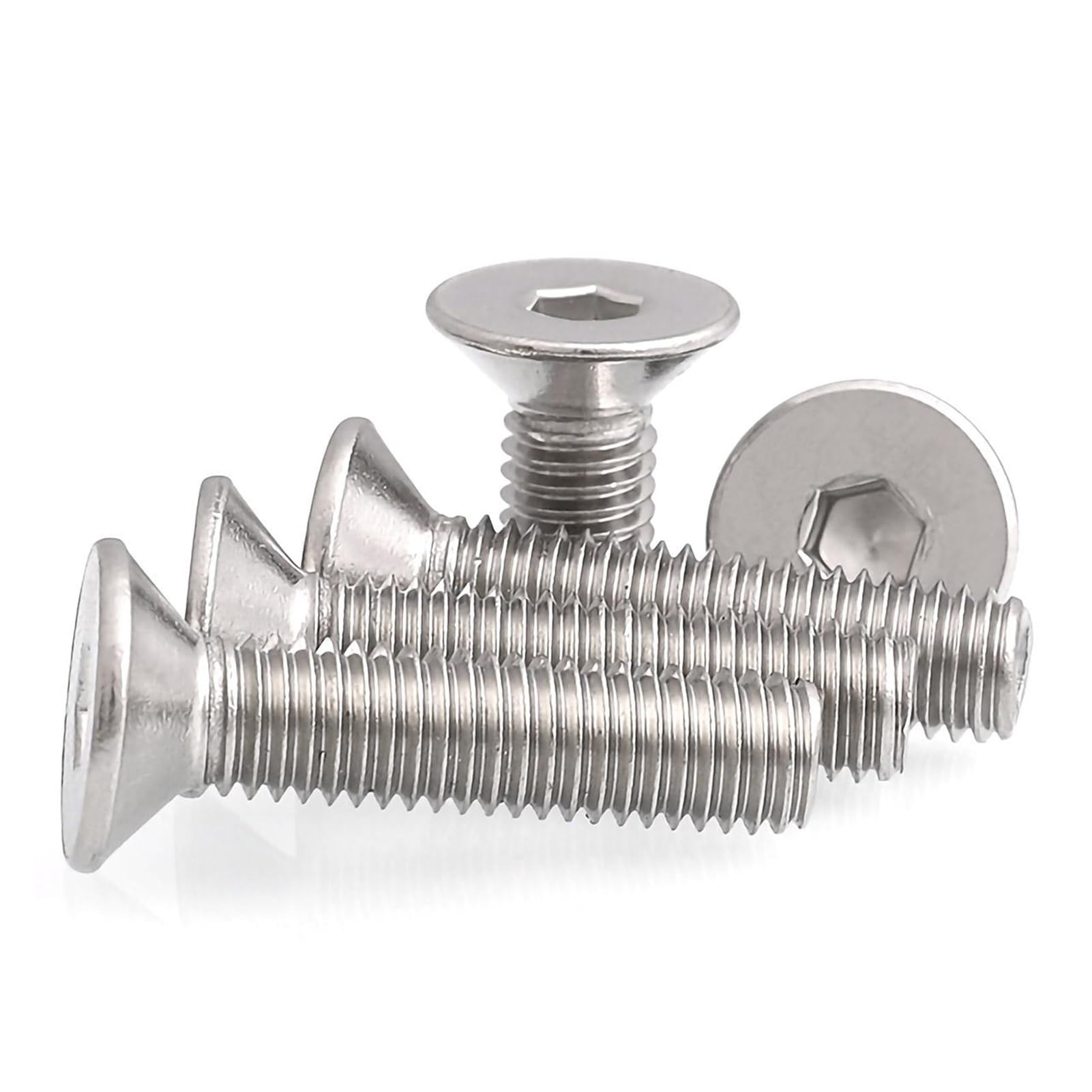 M4 M5 304 acciaio inossidabile DIN7991 esagono esagono incassato bullone a testa svasata piatta vite antiruggine anticorrosione (Size : M4x100mm(4PCS))