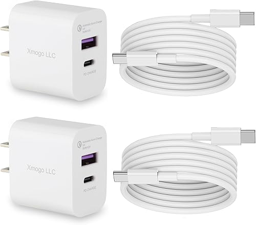 Cargador rápido USB C para iPad, cargador iPhone 15, adaptador de corriente de 20 W para iPad 10th  iPad Pro 11 pulgadas 12.9 pulgadas  iPad Mini 6