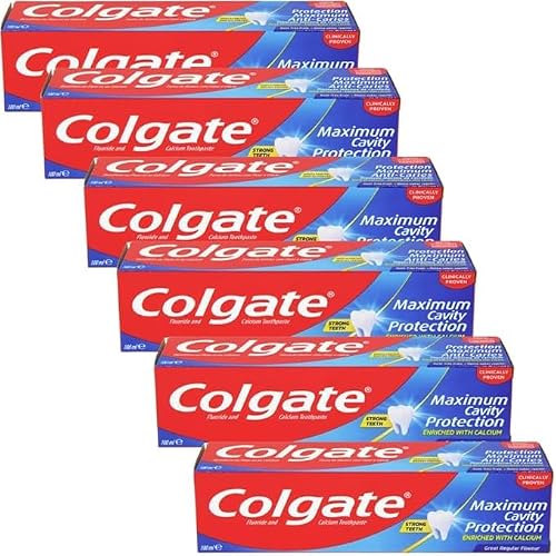 Image of Colgate Maximum Cavity Protection Toothpaste, 100ml, Pack of 6, Mint Flavour