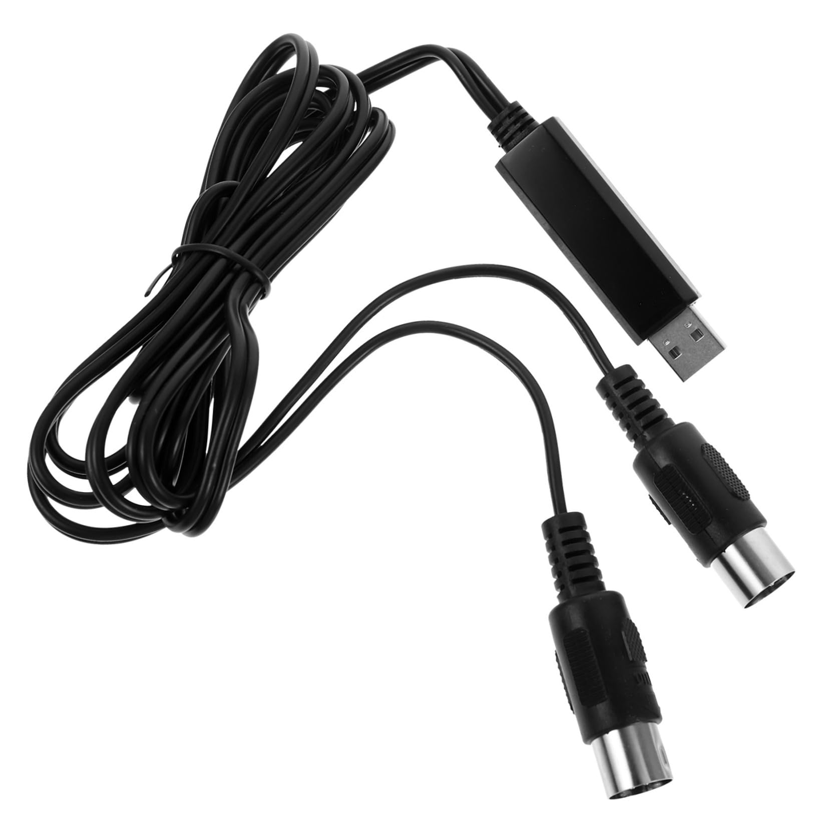 Toyvian 3pezzi Cavo Midi Usb Professionale Per Tastiera e Piano Elettronico Adattatore Play Per Pc e Laptop Compatibile Con e Trasmissione Dati Veloce e Stabile