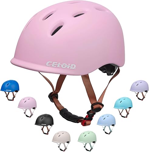 CELOID Casco de bicicleta para niños de 3-5-8-10-16 años, para niños y niñas, casco de ciclismo para patineta, patineta, patineta, patineta,