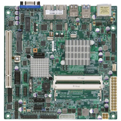 Supermicro x9scaa-oCeAtom n2800 1.8 GHz / Intel nm10 / ddr3 / A & V & 2gbe / Mini - ITX}U[{[h& CPU