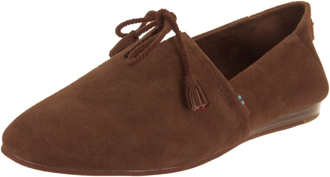 TOMS Kelli Dark Amber Suede 10 B (M)
