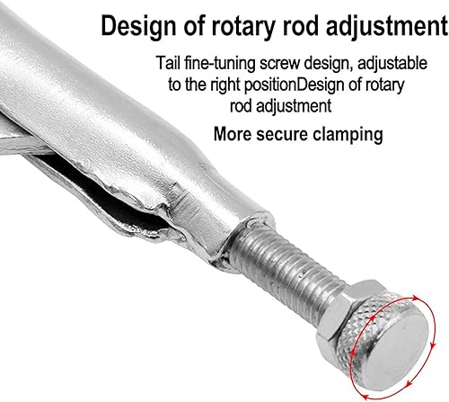 Miniatura 6 de Alicates pellizcos herramienta de bloqueo de sellado de tubos, alicates de acero 45 con abrazadera de sujeción con resorte de tensión