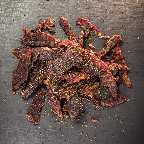 Image of Centennial Cuts Beef Jerky - Cowboy Style - High Protein, Zero Sugar & Zero Carbs, 3 Simple Ingredients - 7 oz Snack